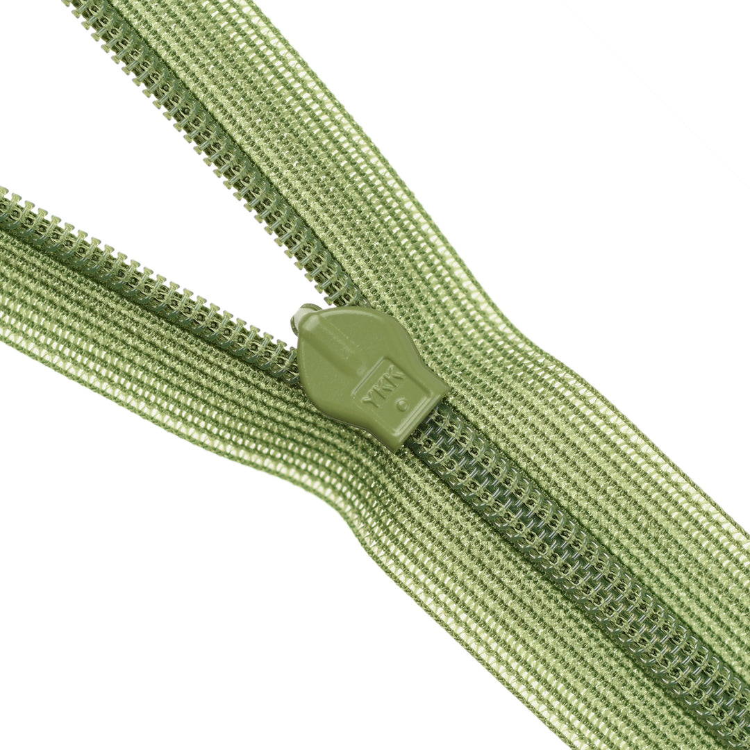 YKK INVISIBLE MESH ZIP COL 064 PALM LEAF