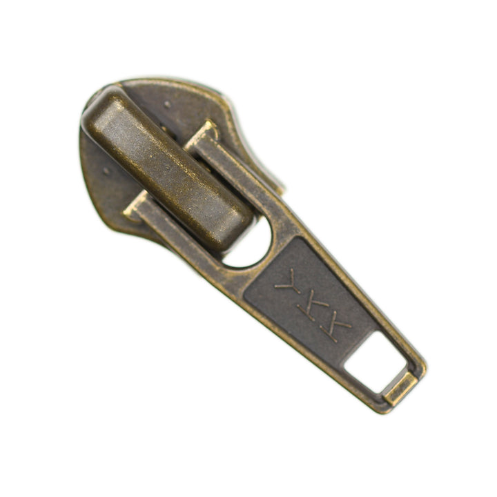 STANDARD SLIDER FOR YKK NYLON COIL ZIPS - ANTIQUE GOLD