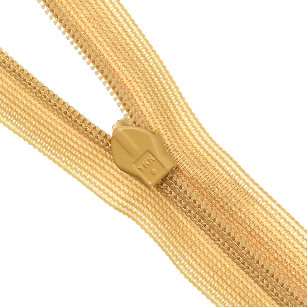 YKK INVISIBLE MESH ZIP COL 106 SEPIA