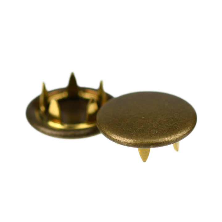 11MM METAL PRONG SNAP CAP ASSORTED COLOURS