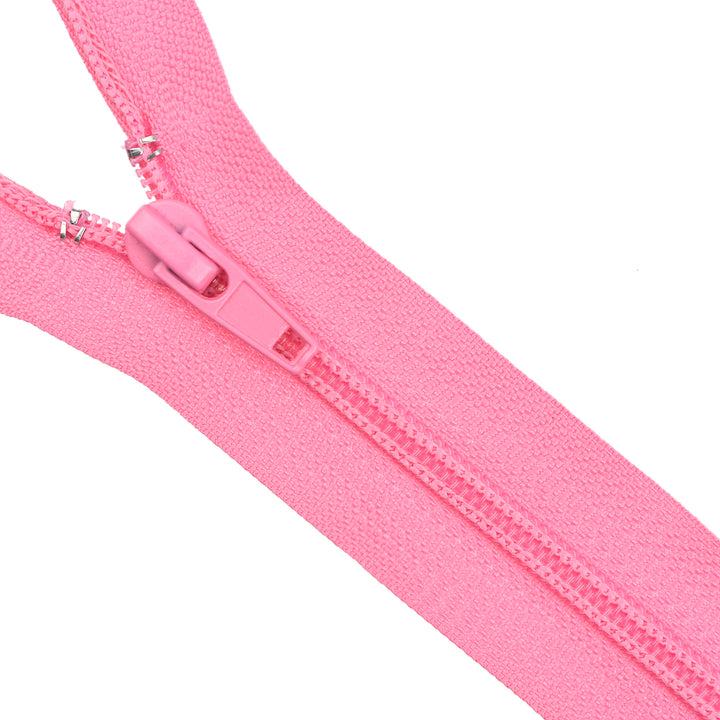 NYLON OPEN-END ZIP NO.5 COL LOLLY PINK