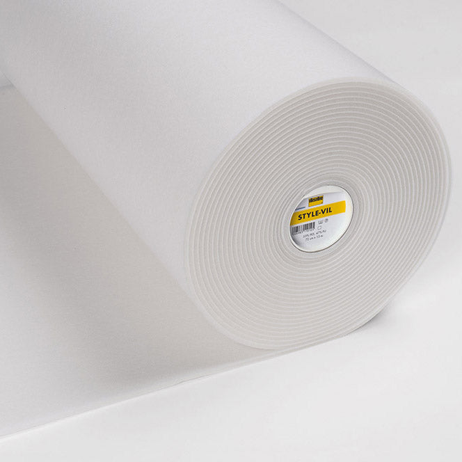 72CM VLIESELINE STYLE FOAM SEW-IN STRUCTURAL FABRIC 220GSM WHITE