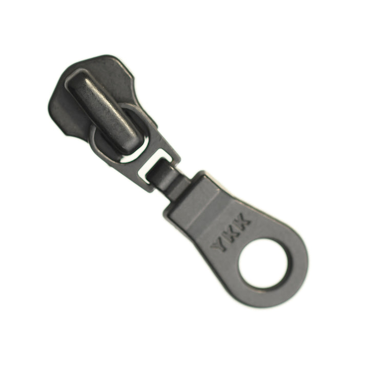 DONUT-DROP FOR YKK METAL ZIPS - BLACK OXY