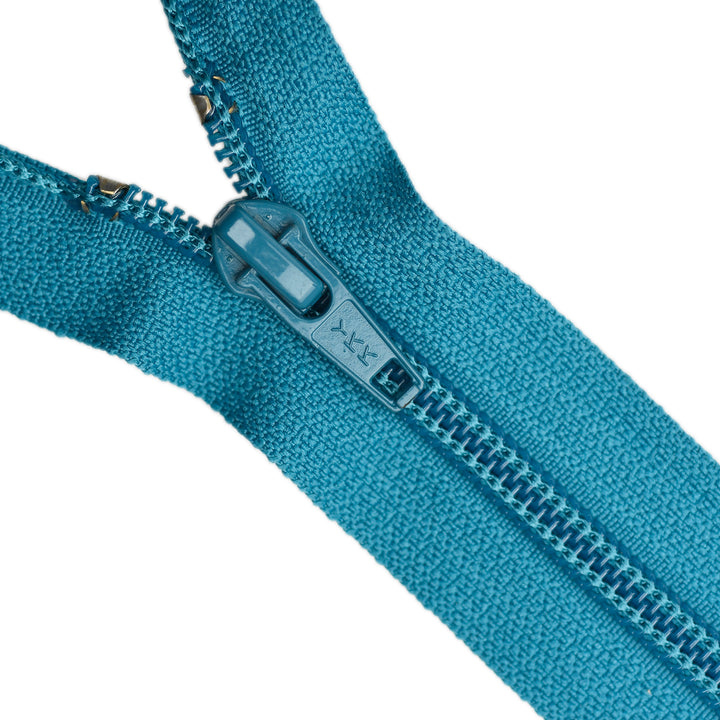 YKK NYLON OPEN-END ZIP NO.5 COL 907 PACIFIC BLUE