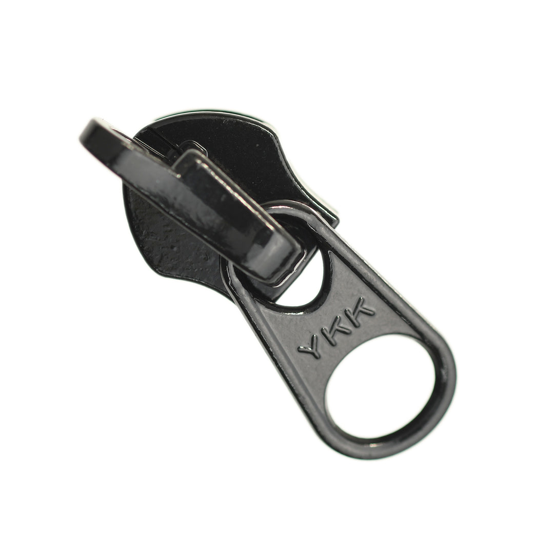 SHORT SLIDER FOR YKK NYLON COIL ZIPS - BLACK