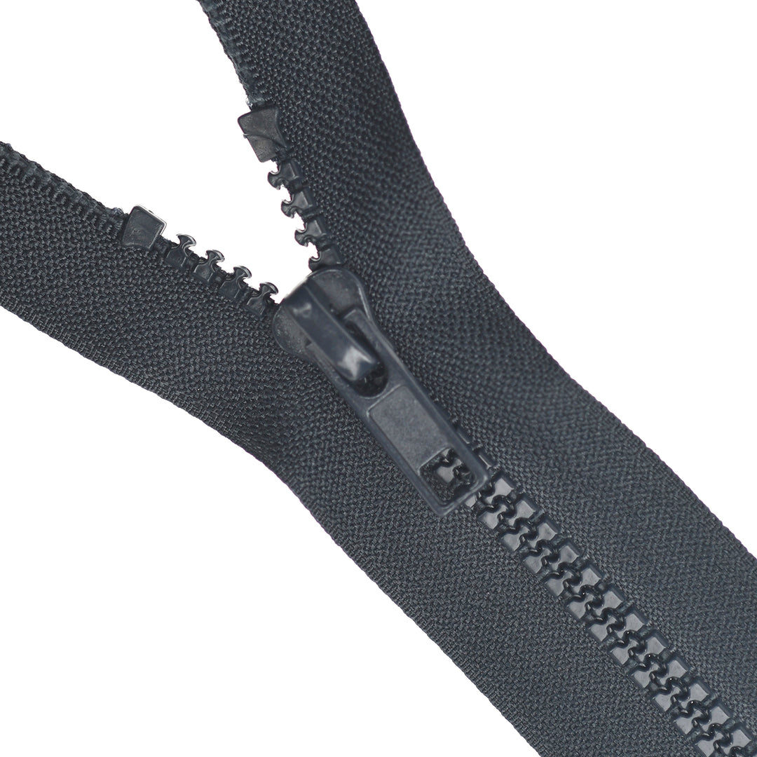 CHUNKY OPEN-END ZIP NO.5 COL NAVY