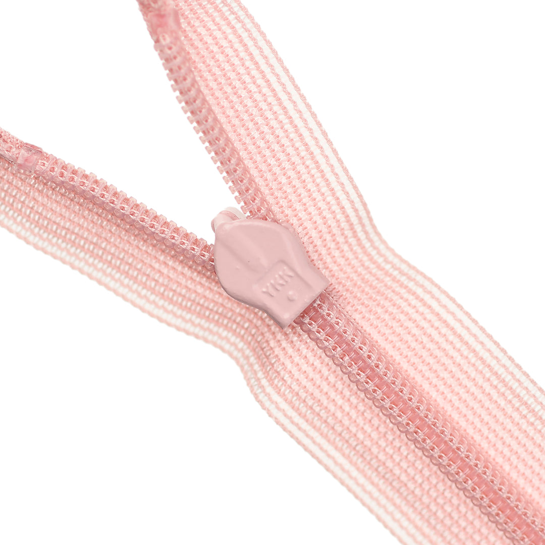 YKK INVISIBLE MESH ZIP COL 811 TEA ROSE