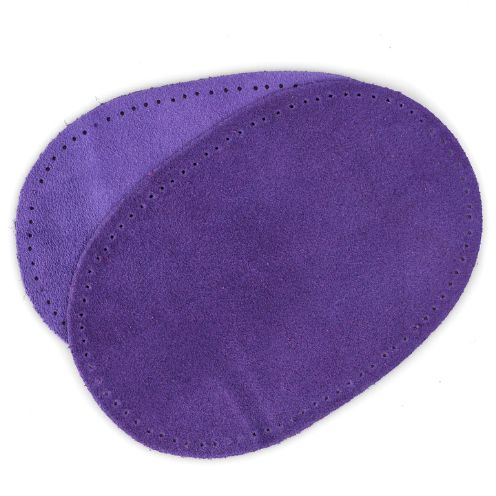 AUSTRALIAN-MADE SUEDE ELBOW PATCHES COL PURPLE