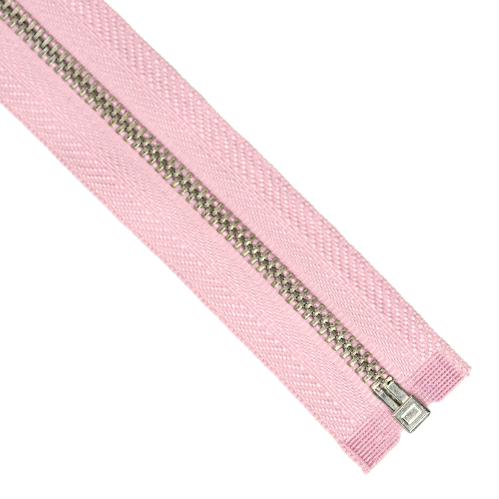 30CM METAL OPEN-END ZIP NO.3 NICKEL COL LILAC