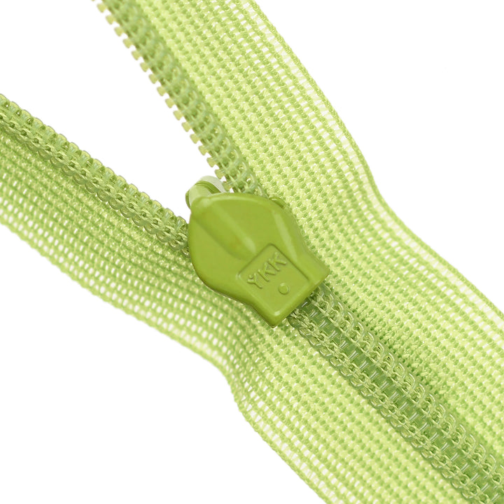 YKK INVISIBLE MESH ZIP COL 827 LIME