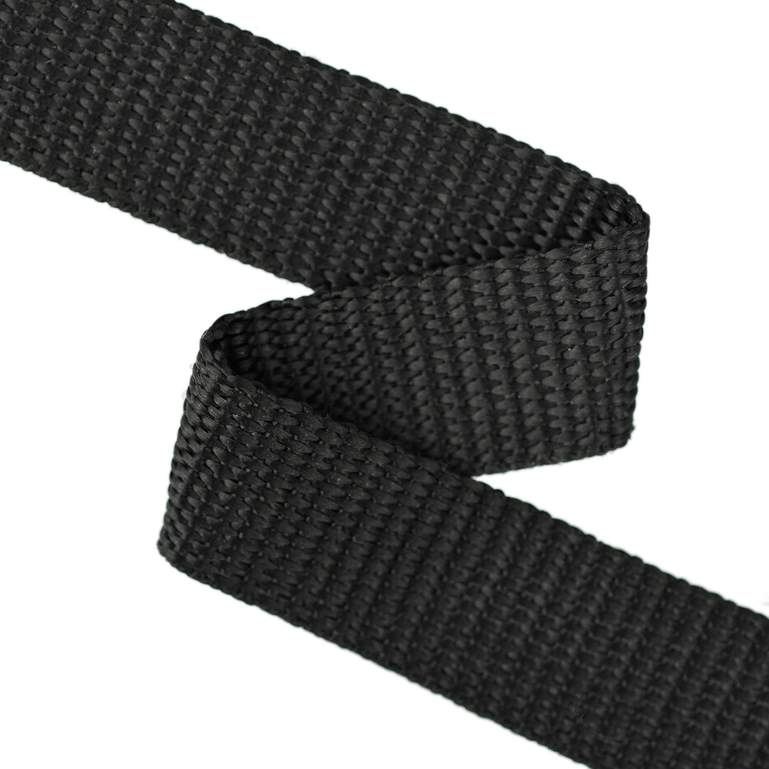 POLYPROPYLENE WEBBING BLACK