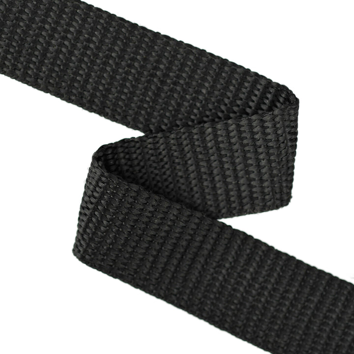 POLYPROPYLENE WEBBING BLACK