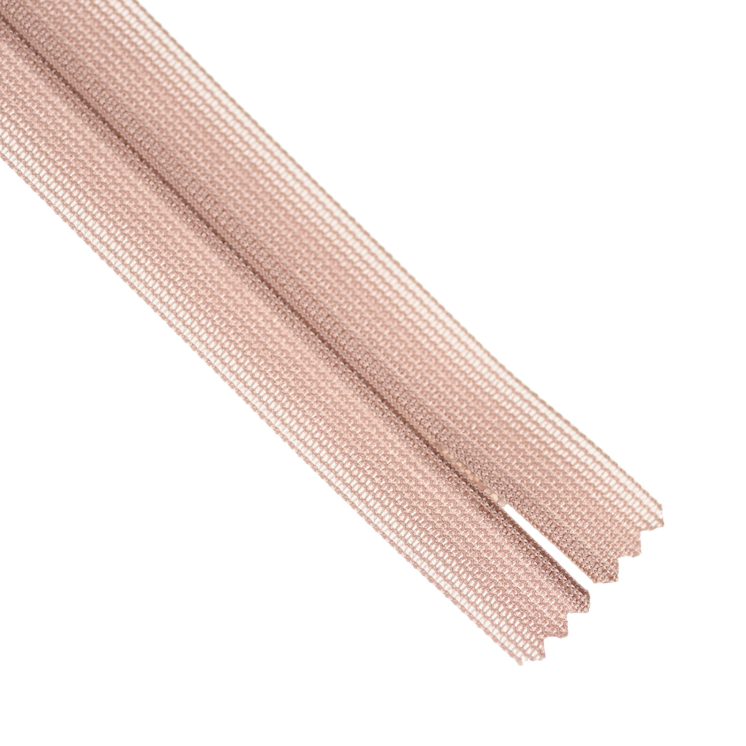 YKK INVISIBLE MESH ZIP COL 221 DEEP DUSTY ROSE