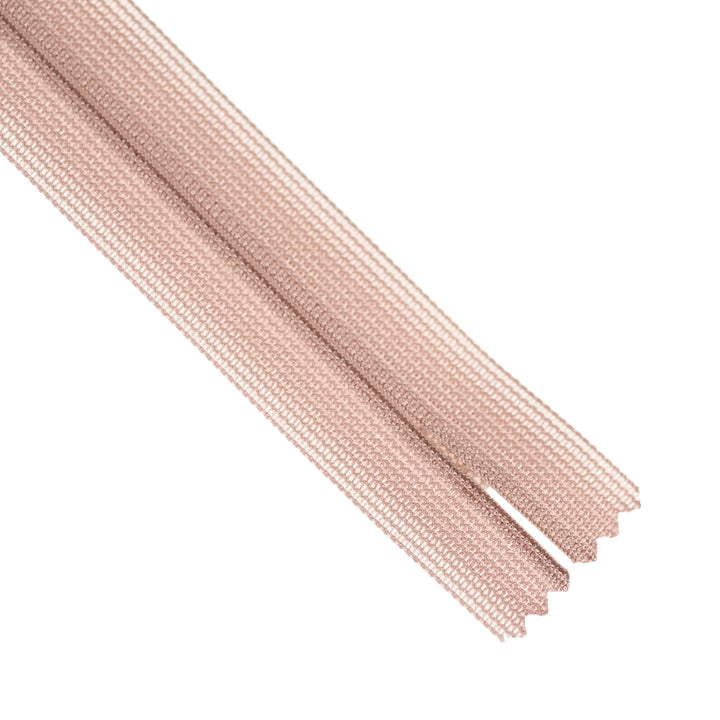 YKK INVISIBLE MESH ZIP COL 221 DEEP DUSTY ROSE