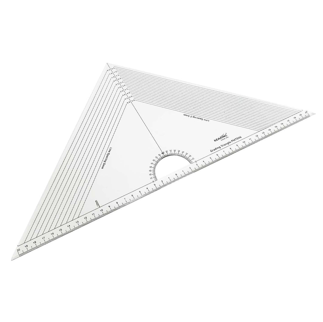 Thread Making Triangle Pattern Making Grading Triangle Clear Acrylic 40cm – JackStock Haberdashery