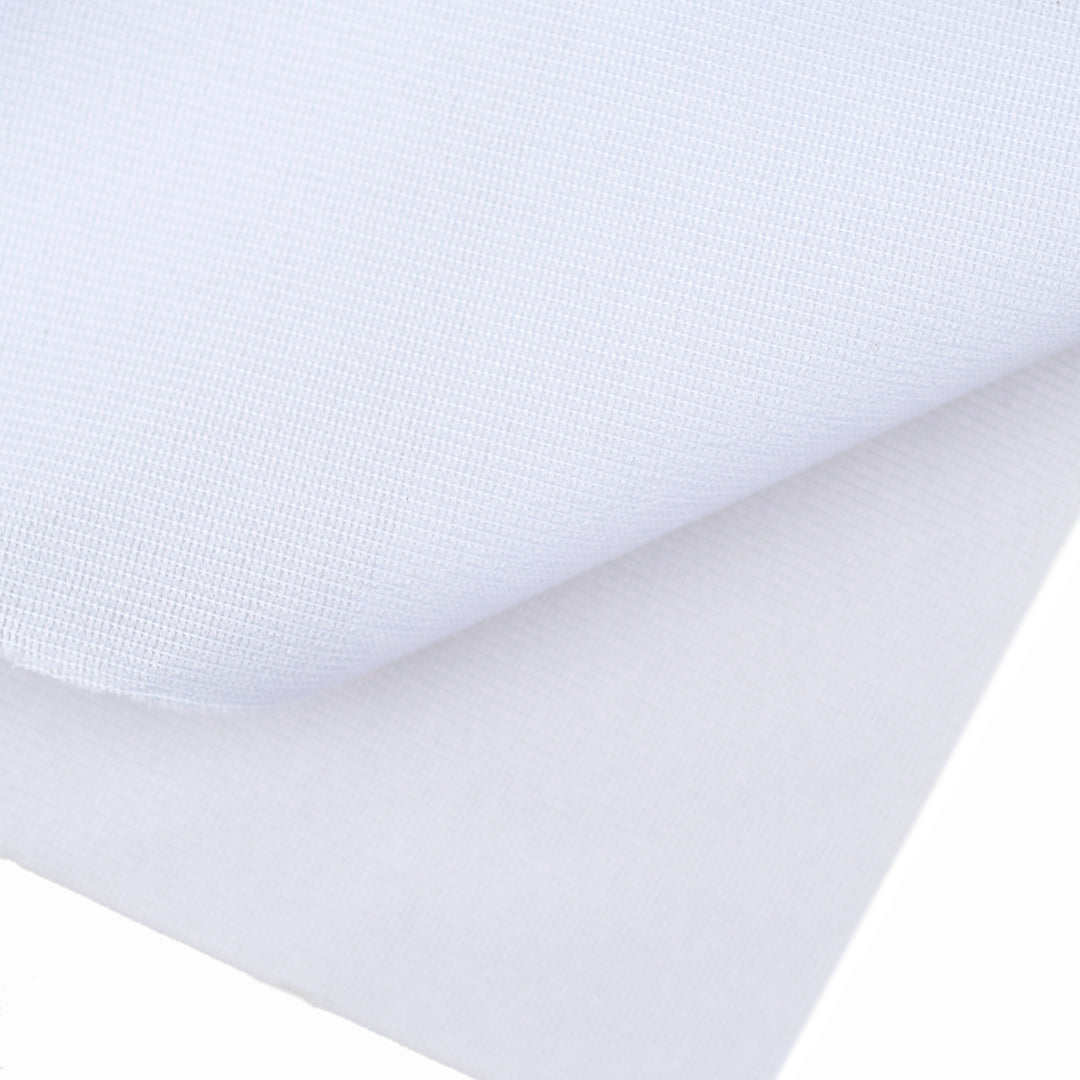 White Soft Fusing 150cm Medium-Weight Woven Fusing with Stable Warp 44gsm White ...