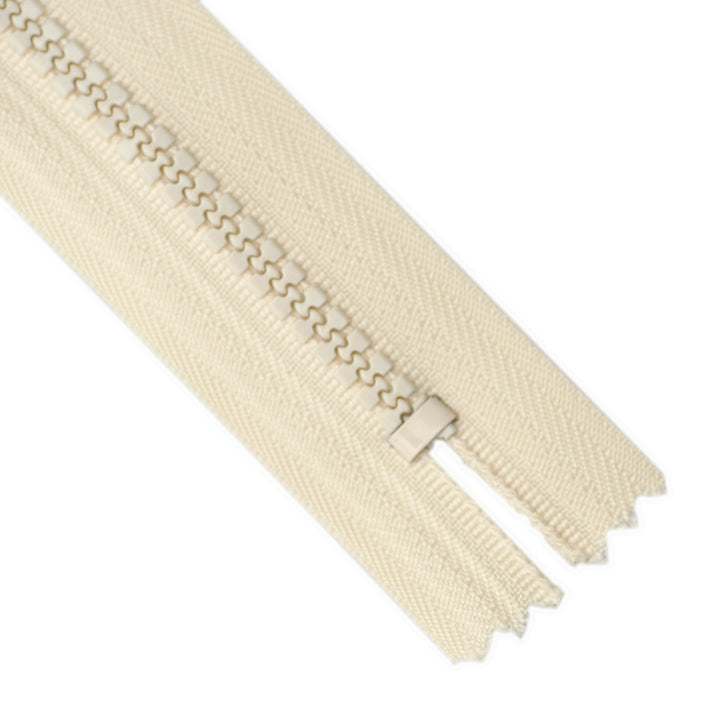 CHUNKY CLOSED-END ZIP NO.5 COL NATURAL