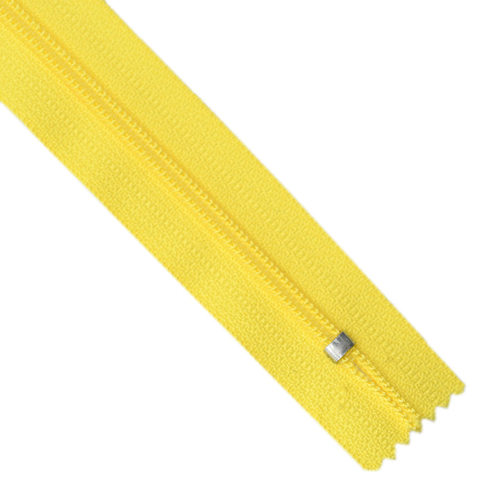 YKK NYLON CLOSED-END ZIP NO.3 COL 504 YELLOW