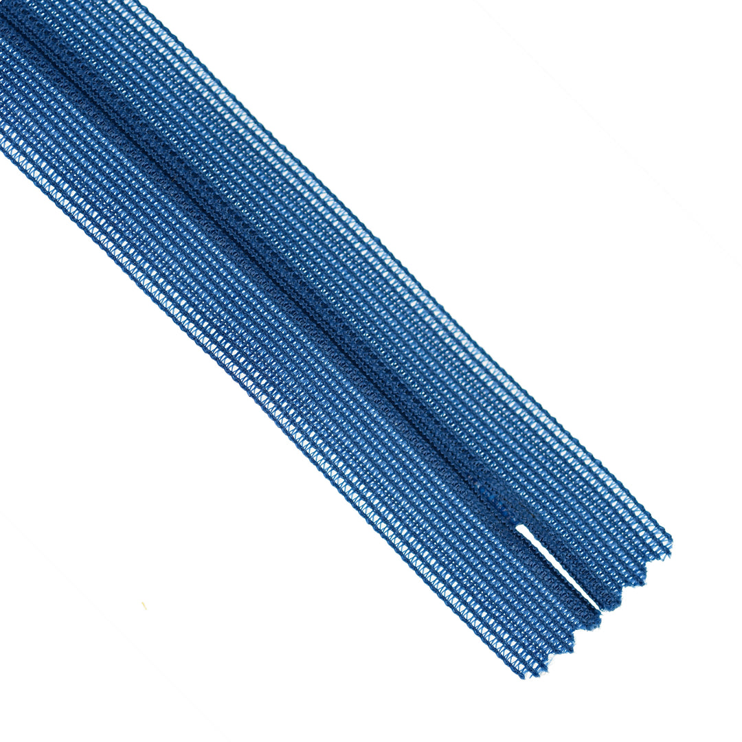 YKK INVISIBLE MESH ZIP COL 558 FRENCH BLUE