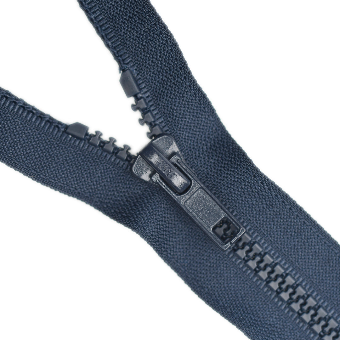 CHUNKY CLOSED-END ZIP NO.3 COL NAVY