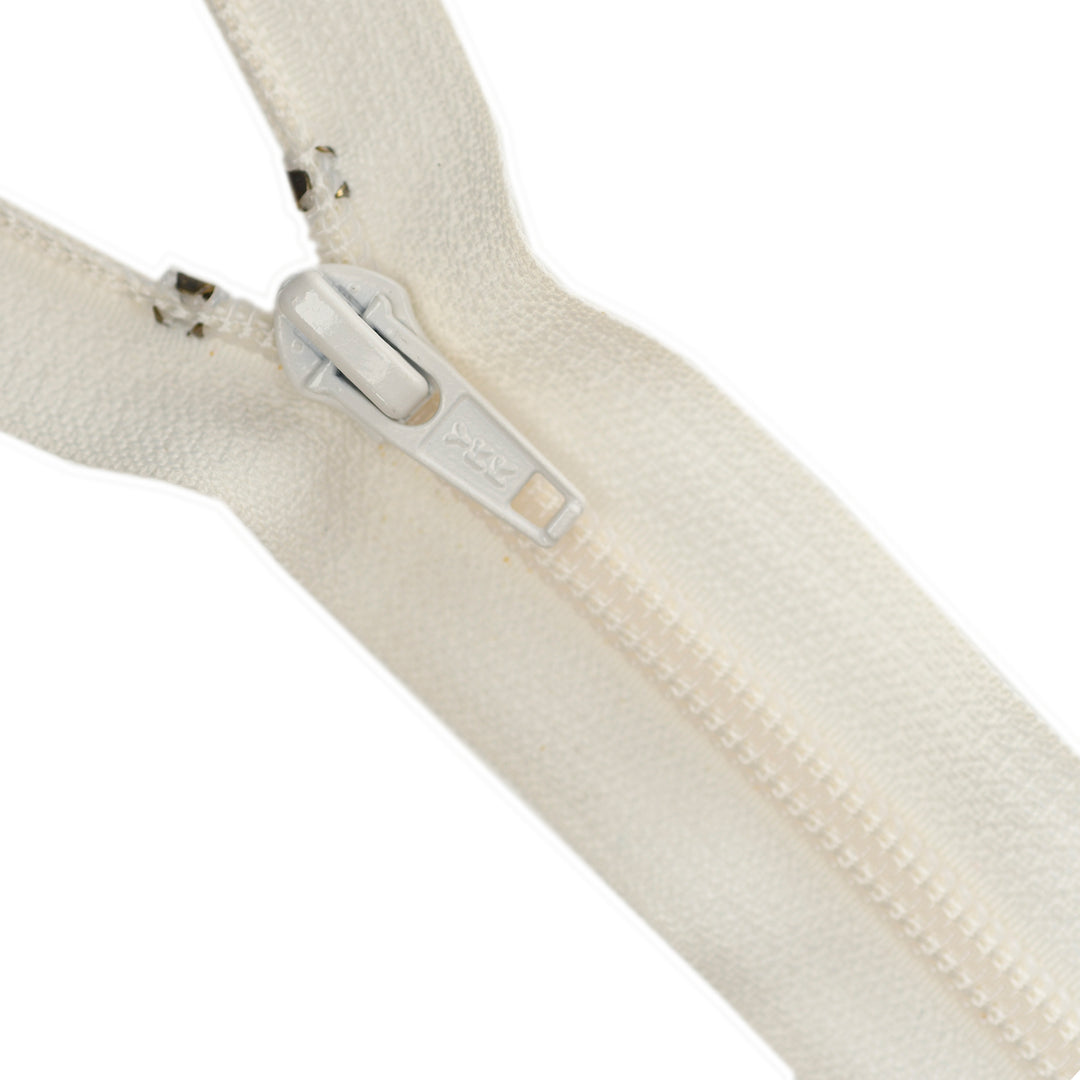 YKK NYLON OPEN-END ZIP NO.5 COL 841 IVORY