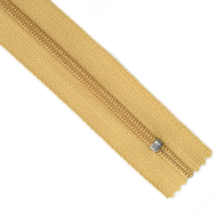 YKK NYLON CLOSED-END ZIP NO.3 COL 845 LIGHT BRONZE
