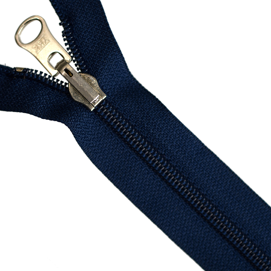 YKK NYLON OPEN-END REVERSIBLE ZIP NO.5 COL 919 DEEP BLUE