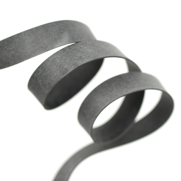 GIRFLEX ELASTICISED RUBBER TAPE FOR STRETCH FABRICS BLACK/GREY