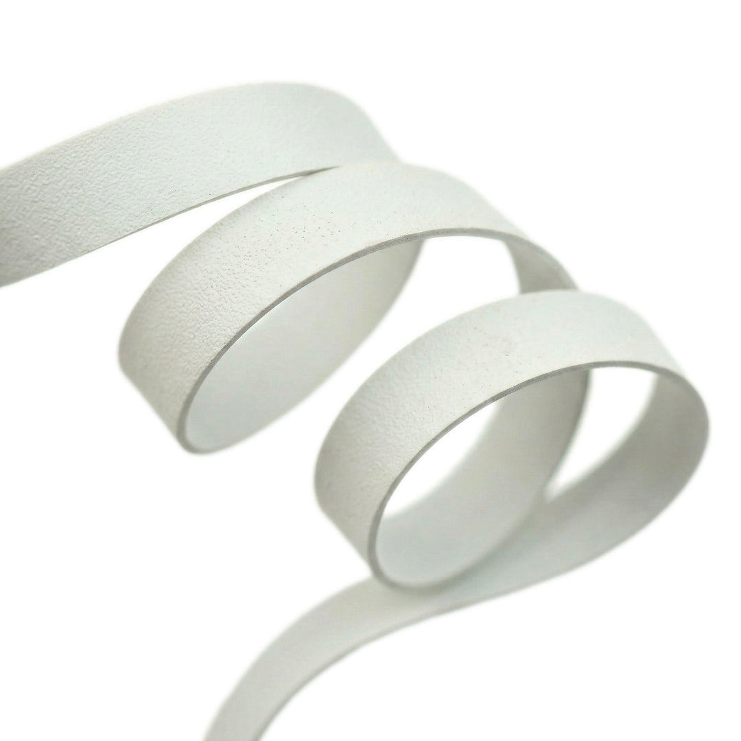 GIRFLEX ELASTICISED RUBBER TAPE FOR STRETCH FABRICS WHITE