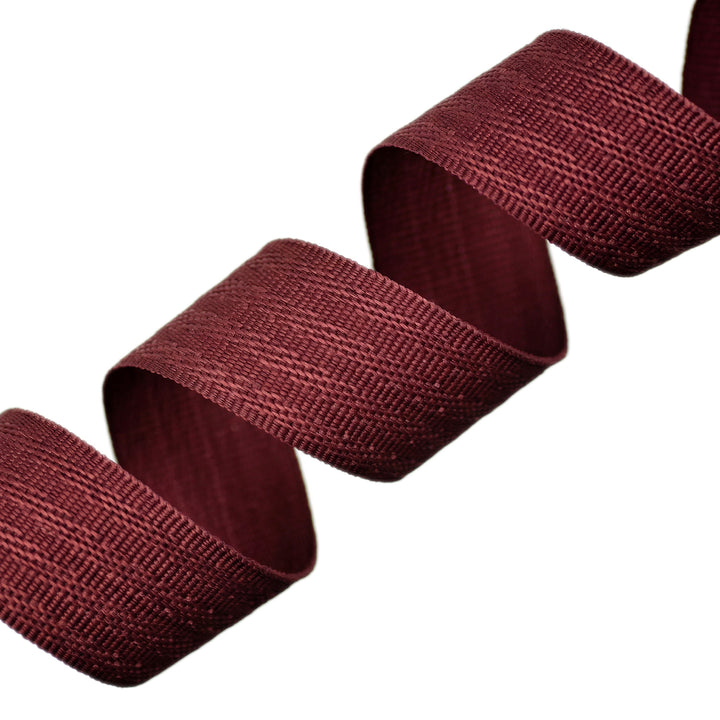 POLY HERRINGBONE TAPE BURGUNDY