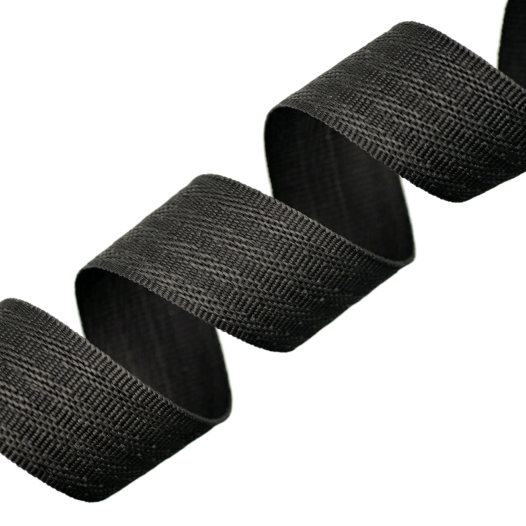 POLY HERRINGBONE TAPE DARK CHARCOAL