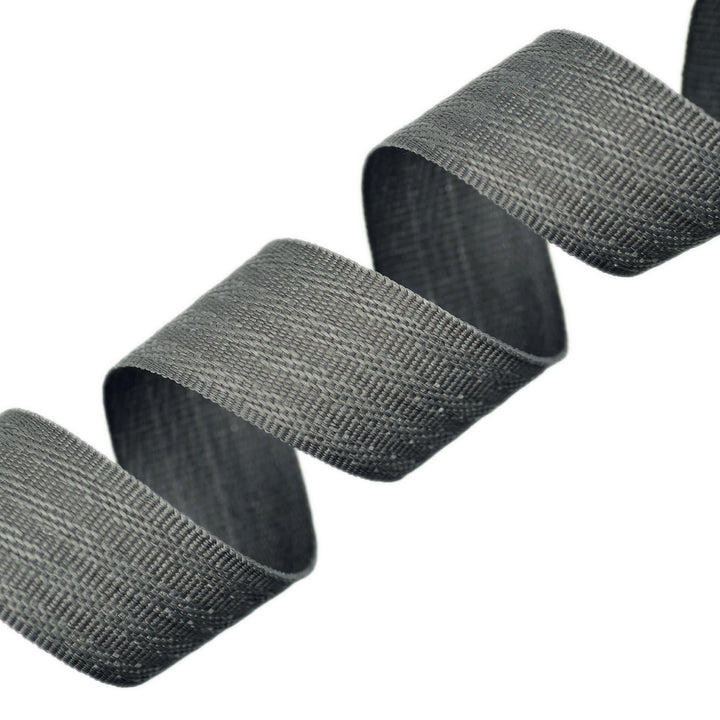 POLY HERRINGBONE TAPE MID-GREY