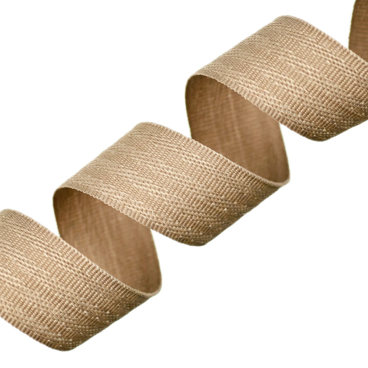 POLY HERRINGBONE TAPE MOCHA
