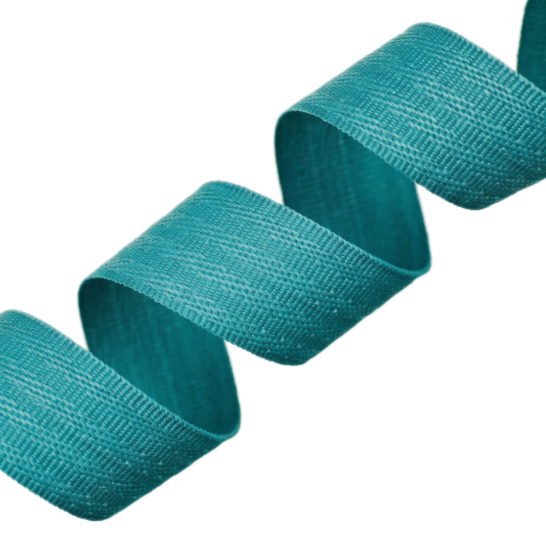 POLY HERRINGBONE TAPE TURQUOISE