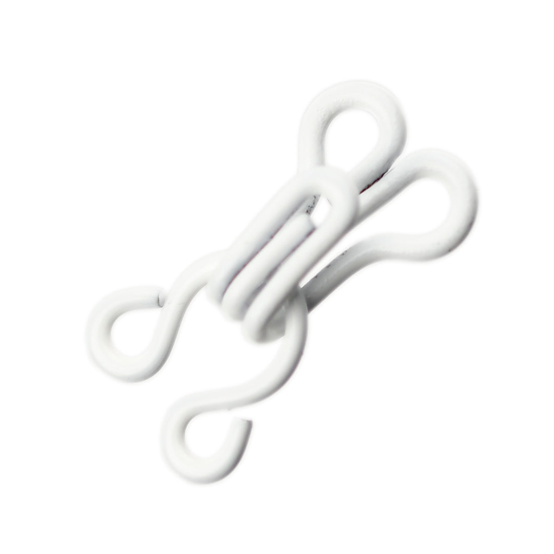 HOOKS & EYES WHITE
