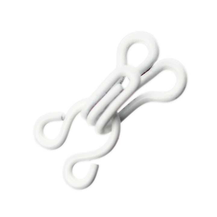 HOOKS & EYES WHITE
