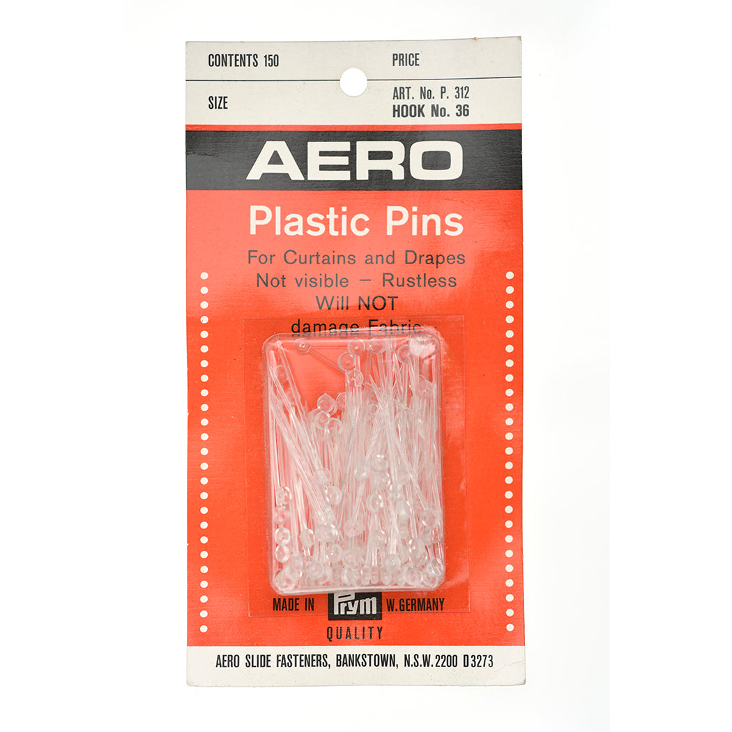 Pin Drapes Prym Plastic Pins for Curtains & Drapes Pack 150 – JackStock Haberdashery