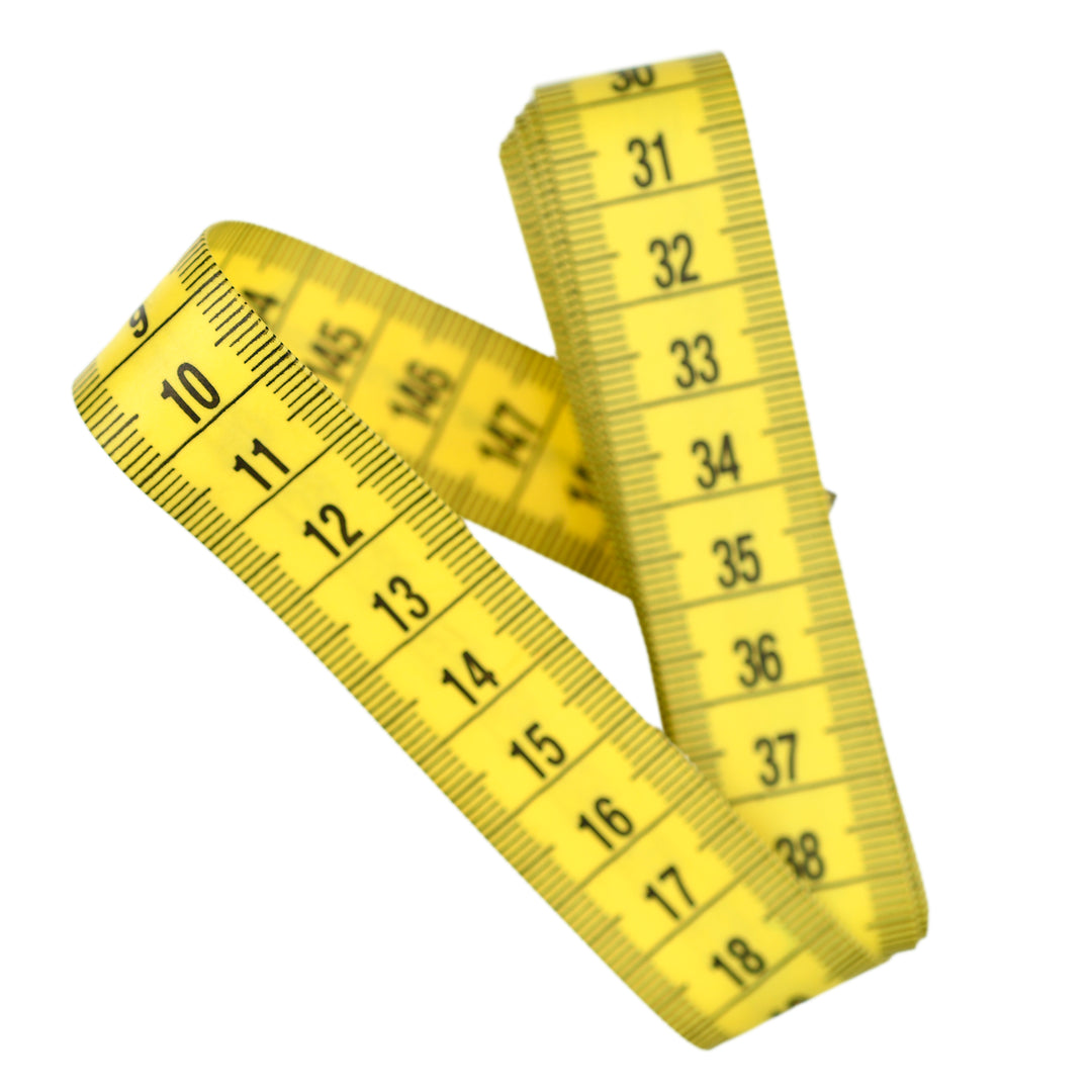 150CM PRYM METRIC FIBREGLASS TAPE MEASURE YELLOW