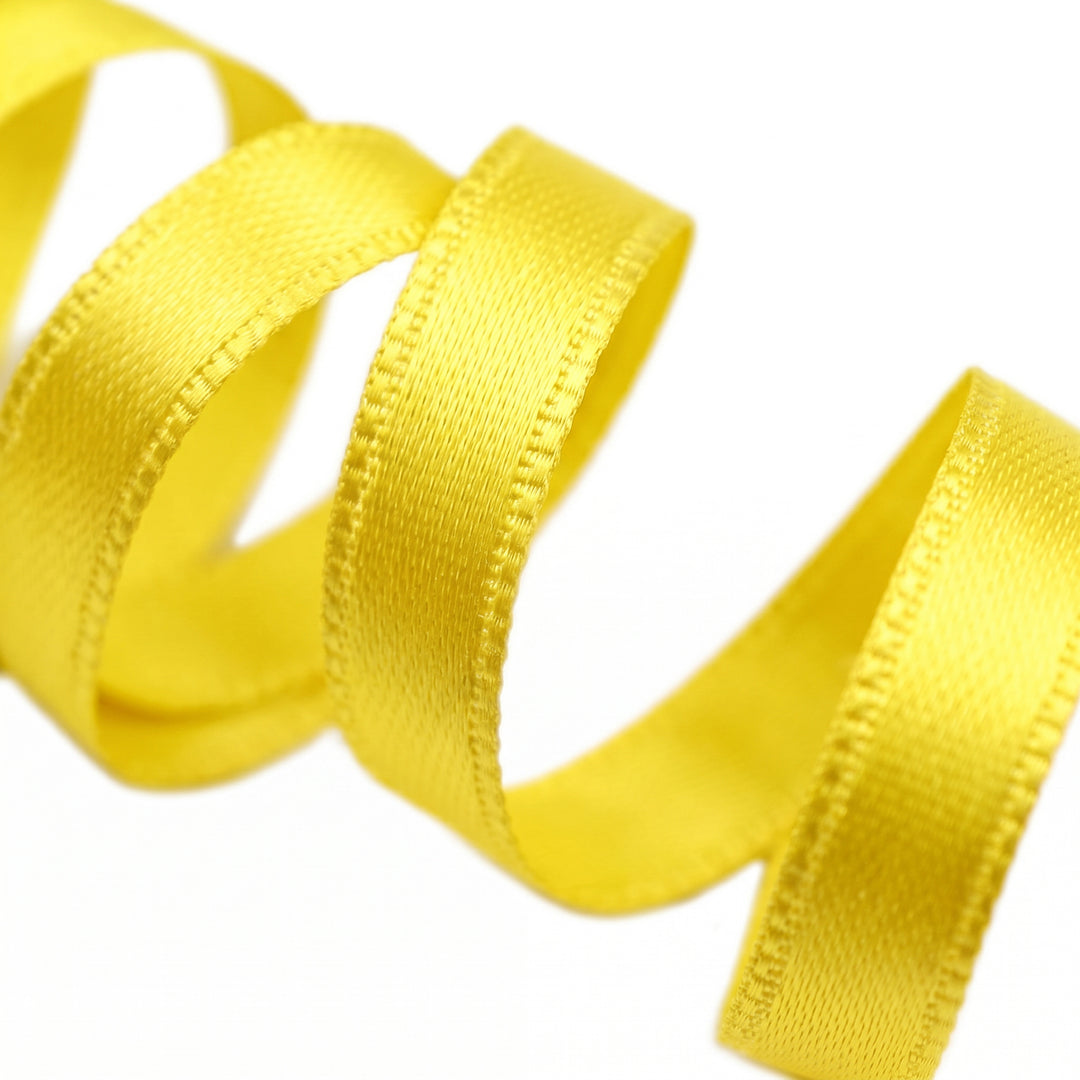 FRENCH DOUBLE-SIDED SATIN RIBBON 25M ROLL - PISTACHIO