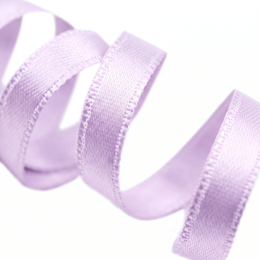 DOUBLE-SIDED SATIN RIBBON - MAUVE