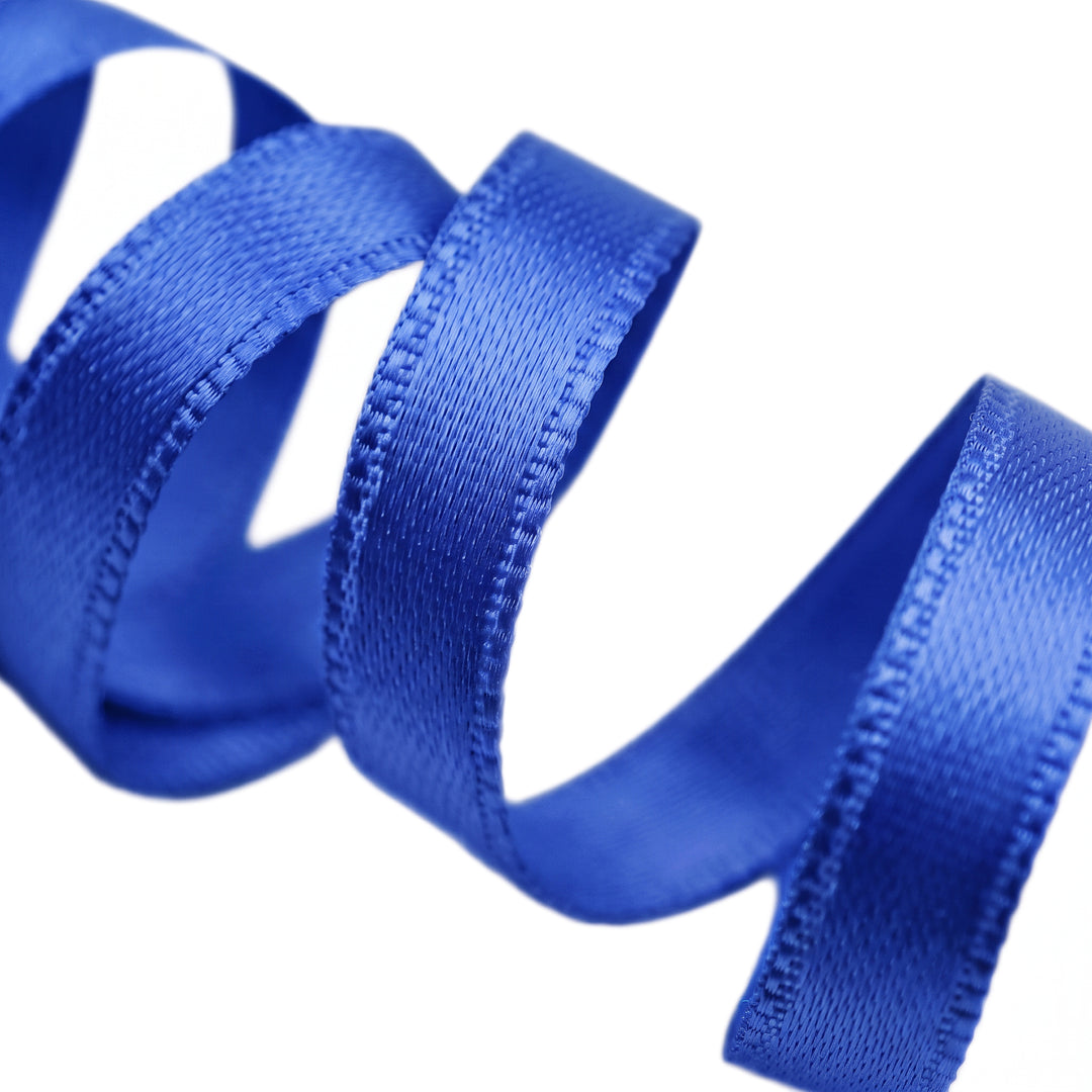 DOUBLE-SIDED SATIN RIBBON - ROYAL BLUE