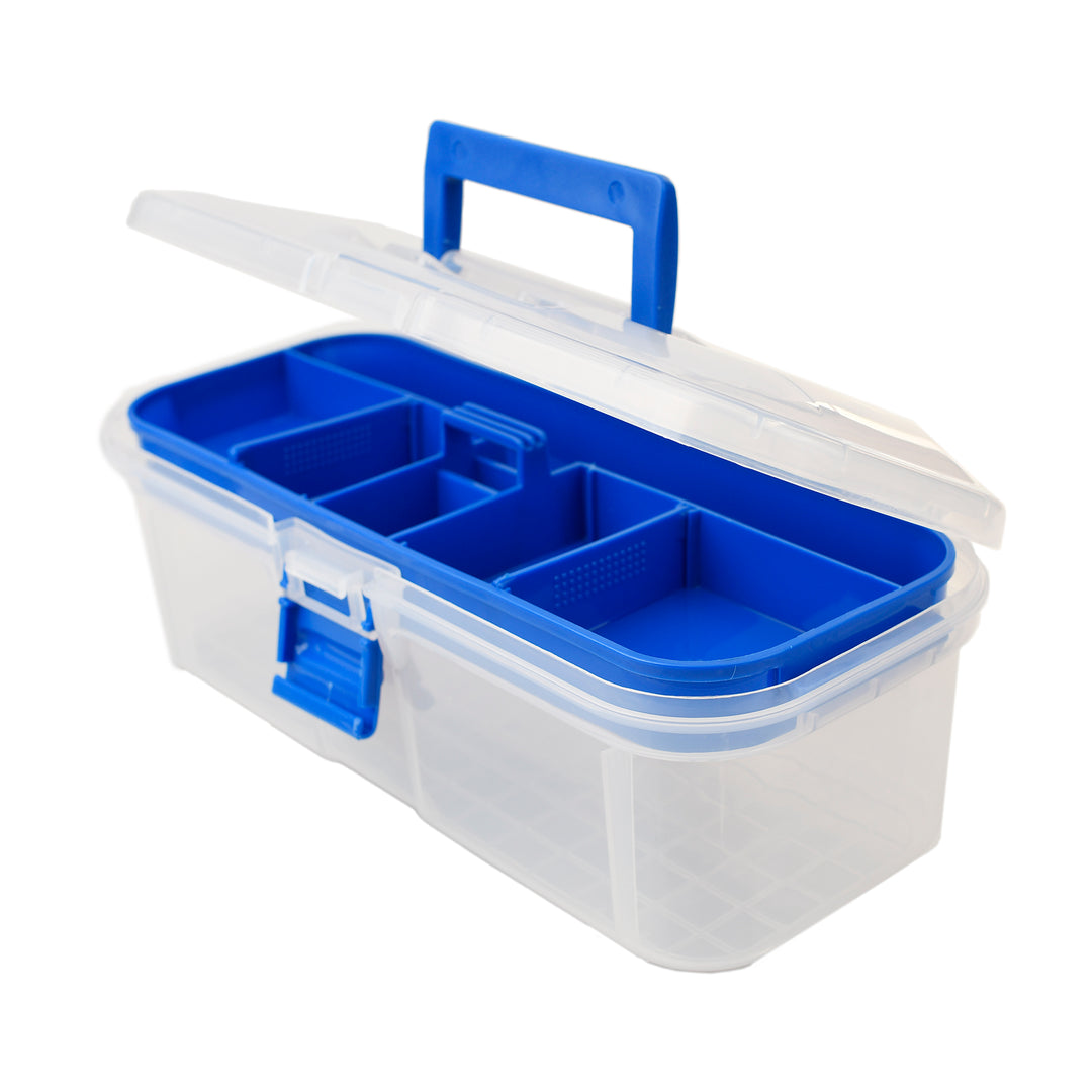 PLASTIC SEWING BOX WITH HANDLE