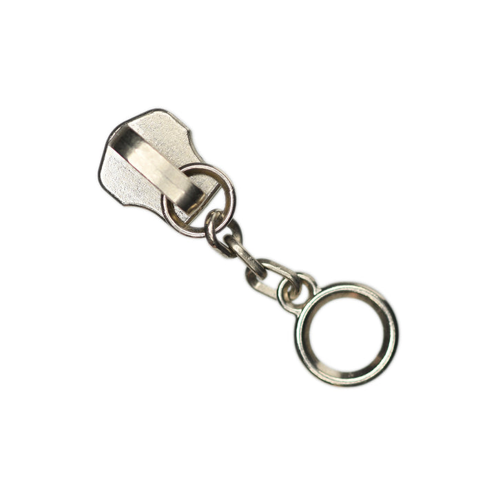 CHAIN-RING SLIDER FOR YKK METAL ZIPS - NICKEL