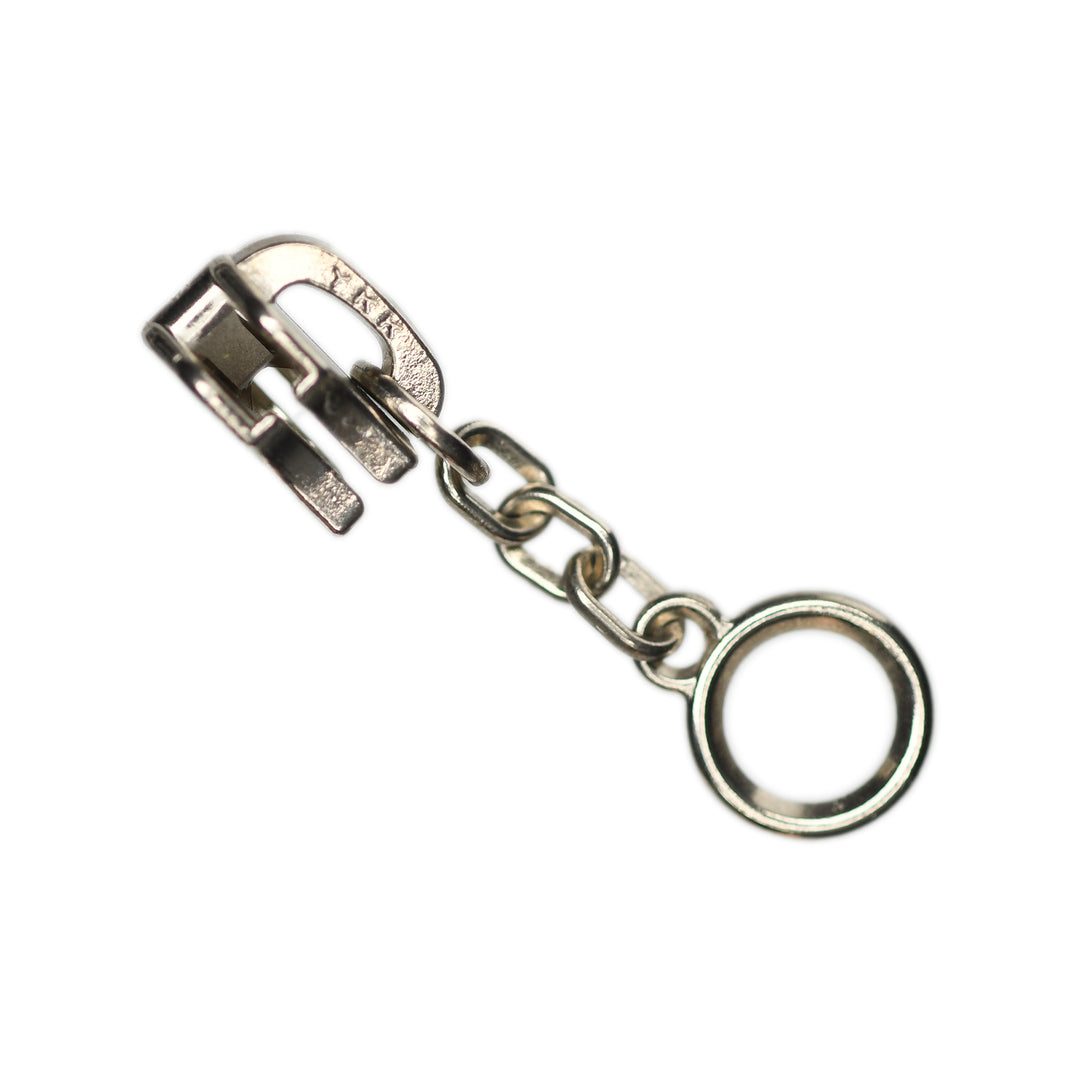 CHAIN-RING SLIDER FOR YKK METAL ZIPS - NICKEL