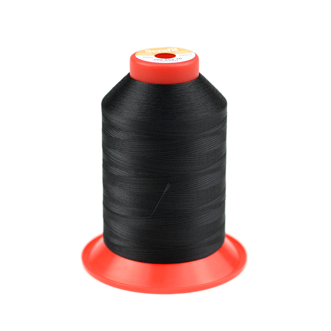 SERAFIL FINE TKT 180 SEWING &amp; BLINDSTITCHING THREAD FOR FINE FABRICS COL 1283 ULTRA-BLACK