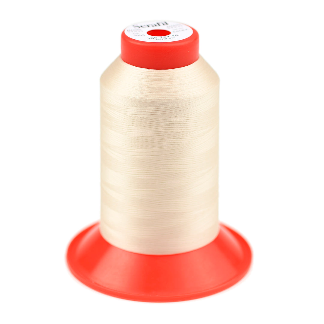 SERAFIL EXTRA FINE TKT 300 SEWING THREAD FOR FINE FABRICS COL 3000 IVORY