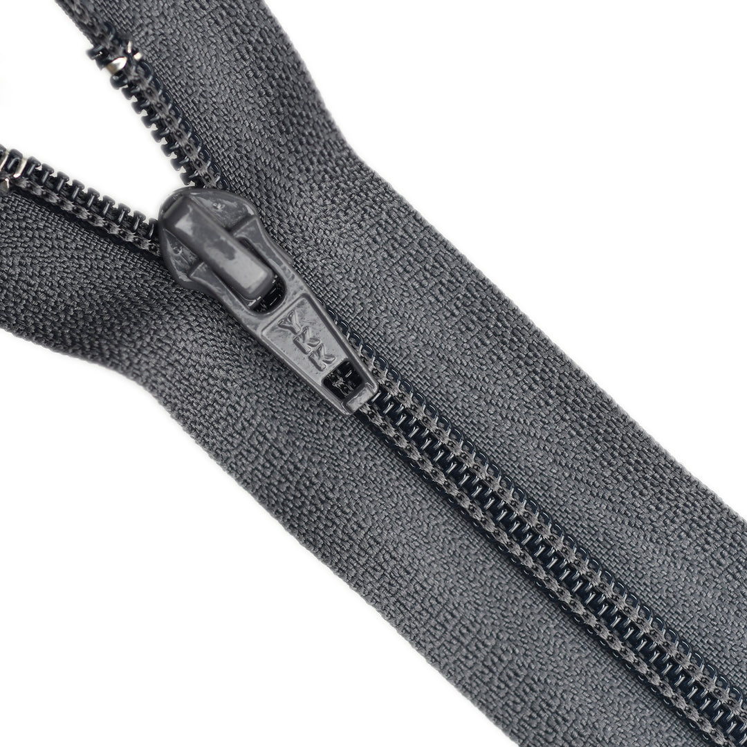 YKK NYLON OPEN-END ZIP NO.5 COL 301 GREY