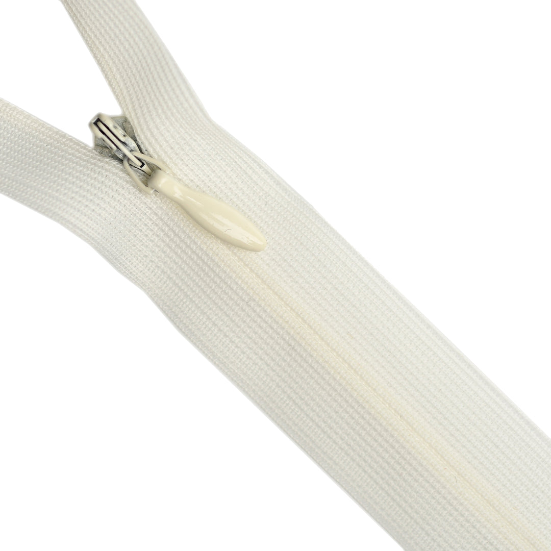 INVISIBLE ZIP COL IVORY – JackStock Haberdashery