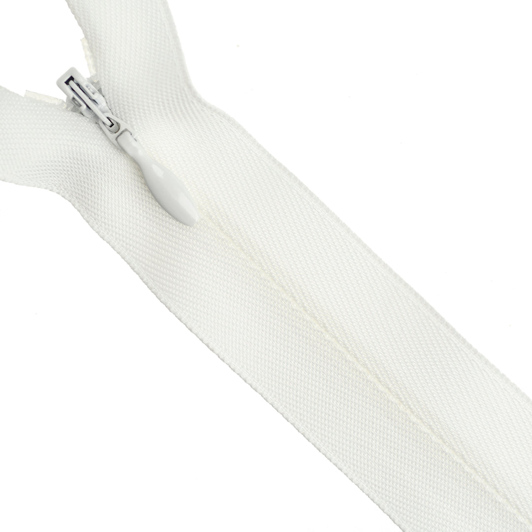 HEAVY-DUTY INVISIBLE ZIP COL 030 OFF-WHITE/ LIGHT IVORY