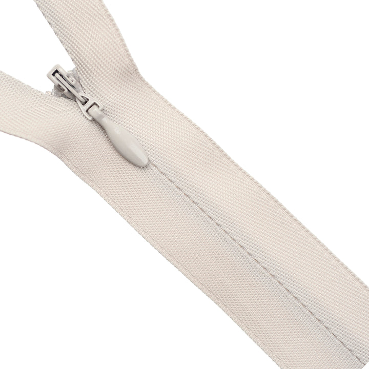 HEAVY-DUTY INVISIBLE ZIP COL 186 OYSTER